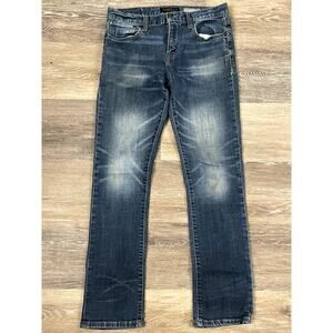 Aeropostale slim straight dark wash jeans women's 28 x 30